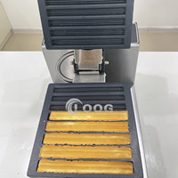 Machine à churros professionnelle en acier inoxydable antiadhésive à plaques multiples et amovibles
