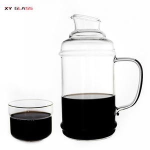 Fabriqué <span class=keywords><strong>à</strong></span> la main de haute qualité résistant <span class=keywords><strong>à</strong></span> la chaleur avec couvercle de tasse <span class=keywords><strong>carafe</strong></span> <span class=keywords><strong>à</strong></span> café infusée <span class=keywords><strong>à</strong></span> <span class=keywords><strong>froid</strong></span> en verre - Product Image 6