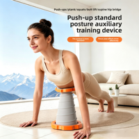 Soporte para Flexiones RS, Equipo de Entrenamiento en Casa, Ayuda para Ejercicios con Rebote Automático, Banco para Flexiones con Soporte de Resorte
