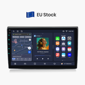 Junsun 9" Wireless Carplay Car Radio for Fiat Bravo 2007-2012 <b>Smart</b> Car Navigation System Android Video Player Touch Screen - Product Image 1