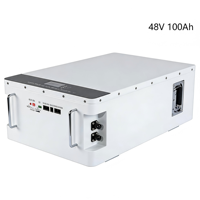 Batterie LiFePO4 tout-en-un 48V 51.2V 100Ah 200Ah 5kW 10kW 15kWh avec garantie de 10 ans, compatible Deye Growatt, stockage solaire domestique