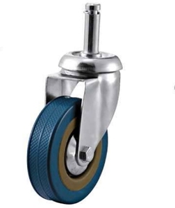 YIRO Durable PU Solid Red Load Plate Lenkrad mit Bremse Anpassbarer Stahl Pneumatik Stil 1 Jahr Garantie - Product Image 1