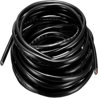 Kabel listrik lampu LED 3 konduktor kawat 18 16 22AWG 24awg merah & hitam & Kuning Kawat tembaga industri rumah PVC