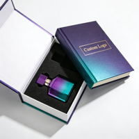 Scatola Rigida Personalizzata a Conchiglia con Chiusura Magnetica, Confezione di Lusso Vuota per Profumi, Vassoio in EVA, Carta Artistica Biodegradabile per Creme Viso