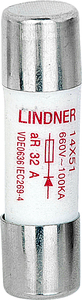 Fusible 10x38 AR de Respuesta Rápida, Acción Rápida, Cilíndrico, Proveedor <span class=keywords><strong>LINDNER</strong></span> - Product Image 2