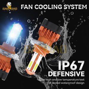 Baobao ánh sáng BB146 màu trắng nhấp nháy H4 4 side có sẵn cho xe máy thay thế đèn pha Bóng đèn - Product Image 3