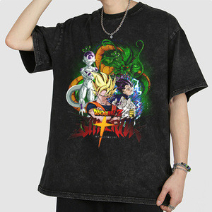 280g Cotton Vintage Anime <strong>Shirt</strong> Short Sleeve Topstee Japanese Anime <strong>Chainsaw</strong> <strong>Man</strong> Oversize Street Wear Anime t <strong>Shirts</strong> for <strong>Men</strong> - Product Image 3