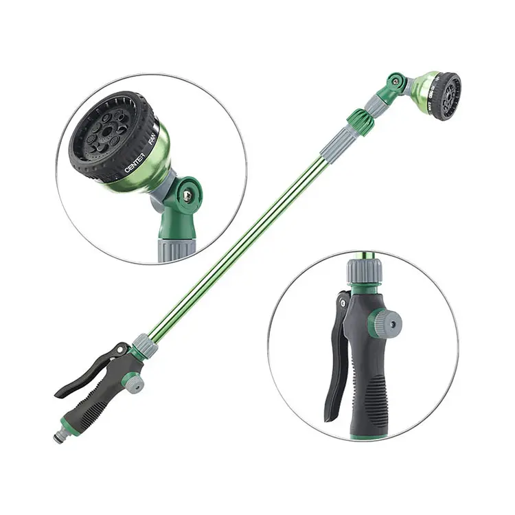 Water Wand 3/4 "Vòi Phun Vòi Phun Tưới Nông Nghiệp Biến Đổi Súng Phun Kính Thiên Văn 9 Mẫu Tưới Cây Cho Vườn