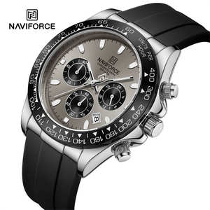 Set de Reloj de Negocios Naviforce NF8054 de Gran Venta en China para Hombre con Cronómetro, Correa Agradable de Silicona y 3 Esferas - Product Image 6