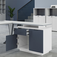 Poste de travail Mobilier de bureau Modulaire en gros en bois Directeur exécutif Table de bureau Table de direction Bureau