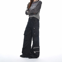 Pantalon cargo décontracté multi-poches haut de gamme de style urbain américain et européen, tendance américaine, pour hommes et femmes