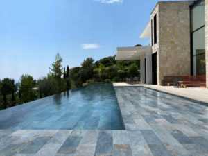 Venta al por mayor de baldosas antideslizantes de porcelana para piscina, <span class=keywords><strong>Hotel</strong></span>, paisaje, piscina, zona de spa, azulejos de pared externa - Product Image 2