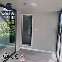 Apple Cabine Préfabriquée Mini Maison 20 pieds 40 pieds Conteneur D'expédition En Acier Bois Construction Villa En Plein Air Hôtel Bureau À Domicile-Durable