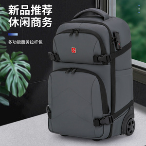 Laptop <b>Backpack</b> <b>Large</b> Capacity Waterproof Trolley Bag Unisex For Travel Business 2024 - Product Image 5