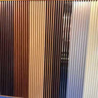 Panneau mural intérieur moderne imperméable en WPC pour la décoration intérieure d'appartement ignifuge avec utilisation de divertissement