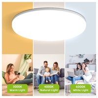 Haute qualité nordique moderne intérieur blanc rond plafonnier pour salon chambre décoration panneau lumières LED plafonnier