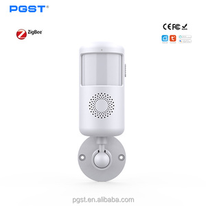 Pgst tuya thông minh ZigBee PIR báo động máy tính lớn không dây ABS con người chuyển động Detector kết nối với khác Máy dò thông qua Wifi - Product Image 1