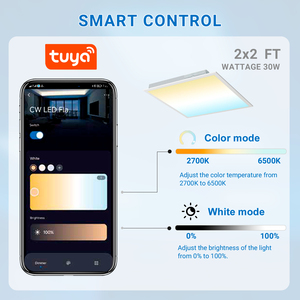 Plafoniera <span class=keywords><strong>LED</strong></span> Intelligente da 60W con Controllo APP Tuya/Smart Life/Alexa/Google, Luce Bianca Calda 2700K-6500K e Bianca Fredda - Product Image 6