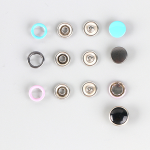 Nhà Máy Biểu Tượng Tùy Chỉnh <span class=keywords><strong>4</strong></span> Phần <span class=keywords><strong>1</strong></span> Bộ Kim Loại Brass Snap Nút Logo In Ấn Jeans Nút - Product Image 3