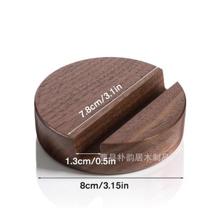 Black Walnut Wood Phone <b>Stand</b> Universal Desktop Holder <b>For</b> <b>Tablet</b> And Mobile Phone - Product Image 5