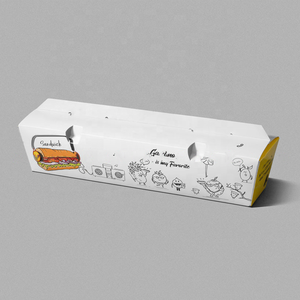 Embalaje de comida rápida Cajas desechables para llevar de comida caliente Caja de <span class=keywords><strong>Togo</strong></span> para sándwich de grado alimenticio - Product Image 2