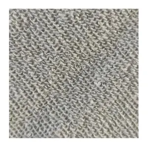 High Quality 230gsm Polyester Cotton Spandex Terry Fabric Plain Dyed Knitted Material for Girls/Juvenile Jacket/Dress