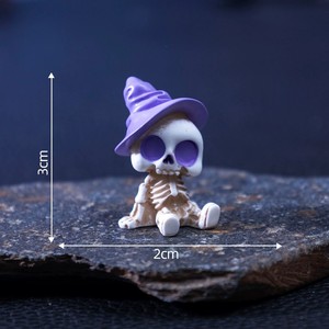 Figurines miniatures en résine peintes à la main pour Halloween : fantômes, citrouilles, squelettes, décorations de bonbons – Vente en gros, ornements pour la maison, remplisseurs pour fêtes et loisirs créatifs - Product Image 6