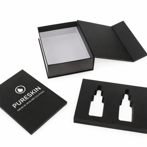 Boîte d'emballage cosmétique personnalisée de haute qualité avec insert de protection pour flacons cosmétiques, boîte mate, logo personnalisé, vente en gros - Product Image 3