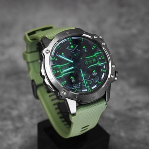 [Respuesta Dual por <span class=keywords><strong>WhatsApp</strong></span> + Telegram] <span class=keywords><strong>Smartwatch</strong></span> R15 IP68 AMOLED para Deportes al Aire Libre, Asistente de Voz, Molde Privado, Transfronterizo - Product Image 3