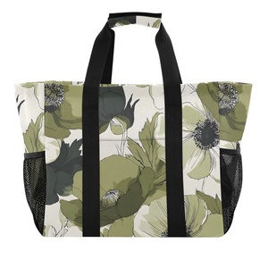 Sac de courses personnalisé en gros, écologique, grande capacité, réutilisable, durable, en polyester robuste avec poignée - Product Image 1