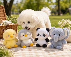 Juguetes de Peluche de Animales Gorditos, Muñecos de Peluche de Animales de Dibujos Animados, Compañeros de Escritorio, Figuras Decorativas para Regalo Infantil, Directo de Fábrica - Product Image 4