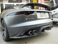 Kit de carrosserie diffuseur arrière de jupe latérale de lèvre avant en fibre de carbone véritable de haute qualité pour kit de carrosserie Jaguar F-type 2013-2019