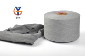 21S/1 Tái Chế Dệt Kim Sợi Polyester Sợi Cho Sườn Vải - Product Image 5