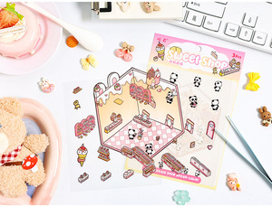 Dream Hut 3D estéreo escena creativa UV impreso pegatinas decorativas Popular vacaciones paisajismo decoración por fabricante de exportación - Product Image 5