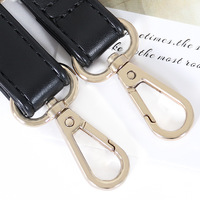 Tali tas kulit PU panjang dapat disesuaikan 130cm, untuk selempang lebar 2cm, aksesori pengganti tas bahu baru