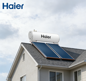 Système solaire domestique Haier de bonne qualité, <span class=keywords><strong>prix</strong></span> raisonnable, système solaire thermique à panneaux plats pressurisé, <span class=keywords><strong>chauffe</strong></span>-<span class=keywords><strong>eau</strong></span> - Product Image 1