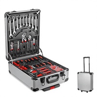 Ensemble d'outils de 799 pièces dans un coffret à roulettes, kit d'outils multi-usages pour la maison, boîte à outils de réparation en acier au chrome-vanadium, best-seller transfrontalier