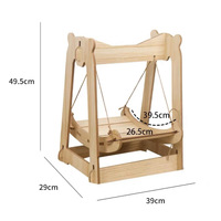 Hamac suspendu moderne en bois pour chat, universel quatre saisons, lit balançoire amovible, en carton