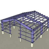 Bâtiment de garage automobile en structure acier BST, préfabriqué, industriel, à ossature lourde, haute résistance, galvanisé, modulaire, durable, en vente