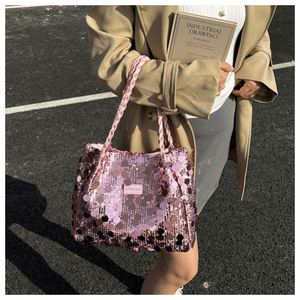 Bolso de Hombro Brillante y Moderno para Mujer, con Lentejuelas, Gran Capacidad, Estilo Glitter - Product Image 6