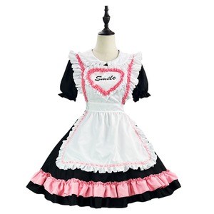 Cute Maid Outfit Japanese Lolita Anime Costume Short Sleeve Polyester Dress For Role Playing Game Summer 2024 - Product Image 3