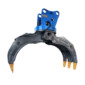 Prix abordable, qualité garantie : <span class=keywords><strong>Grappin</strong></span> hydraulique métallique pour bois, rotation stable à 360°, pour excavatrice de 6 à 10 tonnes, ouverture de mâchoire de 2700 mm - Product Image 5