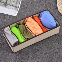 Boîtes de rangement sous-vêtements diviseur tiroir couvercle placard organisateur Ropa intérieur organisateur pour cravates chaussettes shorts soutien-gorge