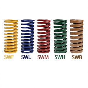 Ressort de décompression en spirale rectangulaire SWF Jaune SWL Bleu SWM Rouge SWH Vert Ligne plate Modèle standard 10-20 - Product Image 1