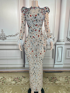 Y1987-AB NOVANCE nuovo <span class=keywords><strong>abito</strong></span> di Design sfavillante gemma colorata <span class=keywords><strong>abito</strong></span> nuovo anno lungo <span class=keywords><strong>donna</strong></span> <span class=keywords><strong>abito</strong></span> da sera <span class=keywords><strong>abito</strong></span> elegante <span class=keywords><strong>per</strong></span> cena - Product Image 6