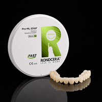 Disque de zircone dentaire Rondcera Pro-ML EDGE 45%-56% translucide A1 A2 A3 pour consommables de laboratoire, origine Chine, directement de l'usine