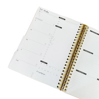 Agenda Personalizada A4, Diaria, Semanal y Mensual, Tapa Dura, Papel Reciclado, Encuadernación Wire-O, Impresión de Libros con Espiral
