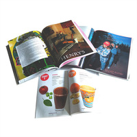Services d'impression offset OEM, services personnalisés professionnels pour la reliure de magazines, brochures, impression de brochures en couleur