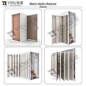 スチール製ショールーム展示ホルダープッシュプル木製ドアラックスライドドアハンドルディスプレイ棚ドアディスプレイスタンド - Product Image 5