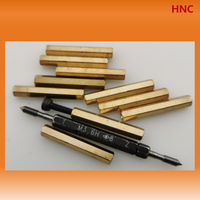Dual PCB Stacked with Brass Threaded Pillar M3X30MM Brass Hex Standoff Female to Female for PCB Spacer